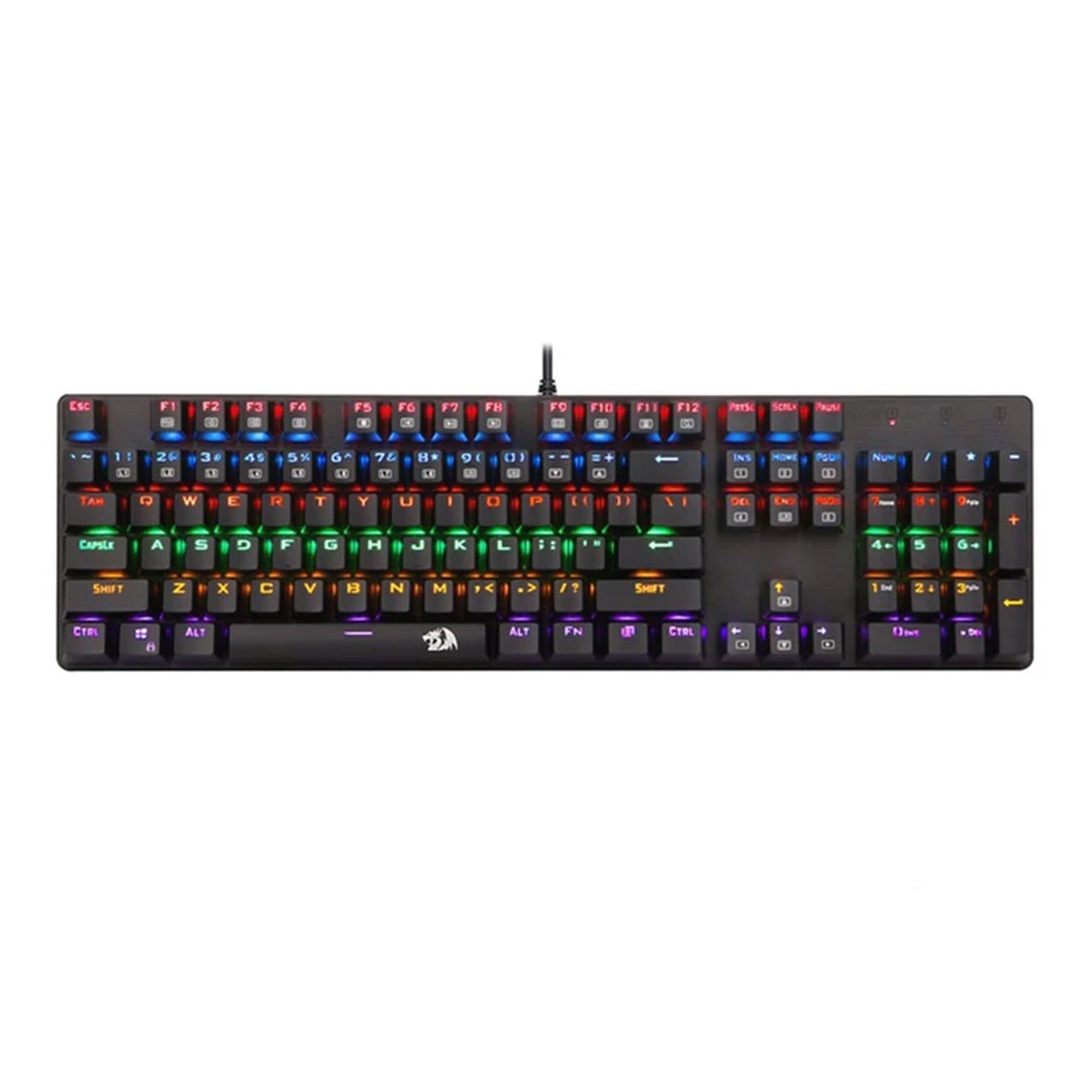 کیبورد گیمینگ ردراگون مدل K208، سوییچ مکانیکال آبی، Full-Size، نورپردازی RGB کیبورد گیمینگ ردراگون مدل K208، سوییچ مکانیکال آبی، Full-Size، نورپردازی RGB