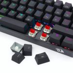 کیبورد گیمینگ ردراگون مدل K630 Dragonborn، مکانیکال سوییچ قرمز، Tenkeyless، نورپردازی RGB