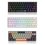 کیبورد گیمینگ ردراگون مدل DRACONIC K530 PRO، سوییچ مکانیکال قهوه‌ای، Tenkeyless، نورپردازی RGB