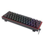 کیبورد گیمینگ ردراگون مدل K617 FIZZ، سوییچ مکانیکال قرمز، Tenkeyless، نورپردازی RGB