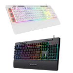 کیبورد گیمینگ ردراگون مدل Shiva K512W، سوییچ ممبران، Full-Size، نورپردازی RGB