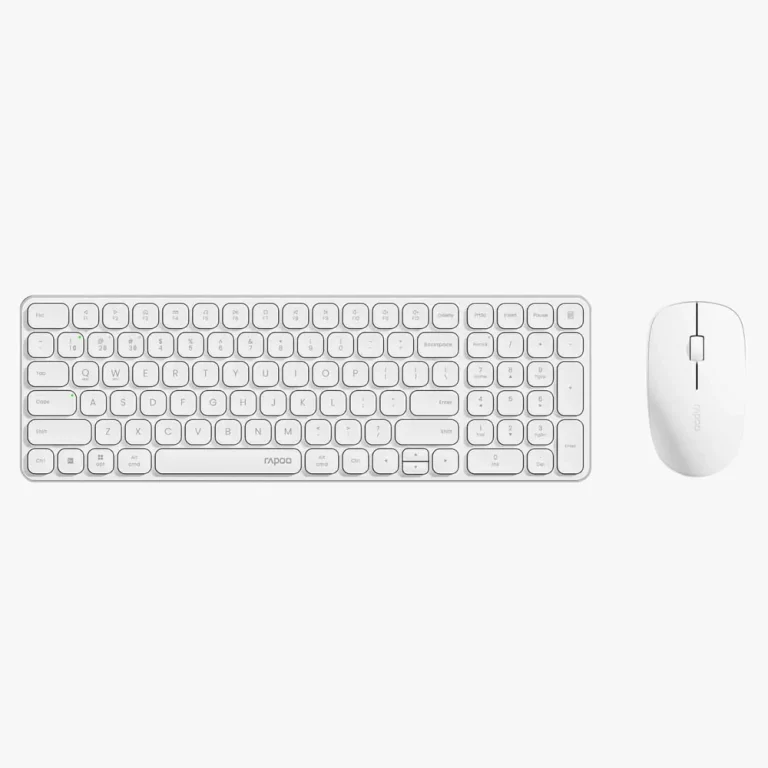 کیبورد و ماوس رپو مدل Rapoo 9320M White