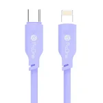 کابل شارژ و انتقال داده Lightning به Type-C پرووان مدل PCC143 توان 27 وات