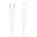کابل شارژ و انتقال داده Lightning به Type-C پرووان مدل PCC143 توان 27 وات
