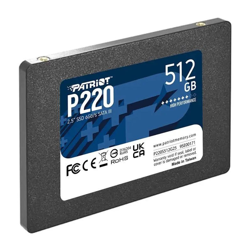 هارد اس اس دی اینترنال پاتریوت مدل P220 ظرفیت 512 گیگابایت