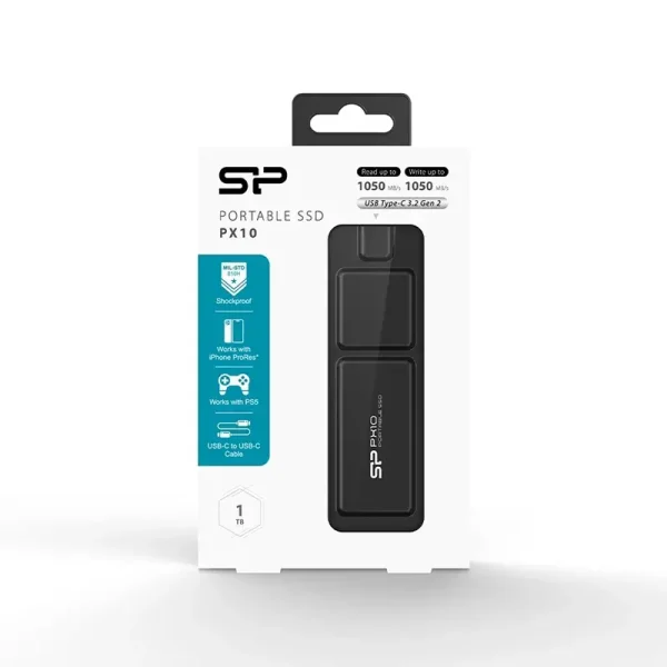 هارد اس اس دی اکسترنال سیلیکون پاور مدل PX10 ظرفیت 1 ترابایت