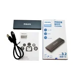 هارد اس اس دی اکسترنال M.2 فیلیپس مدل Portable ssd ظرفیت 256 گیگابایت