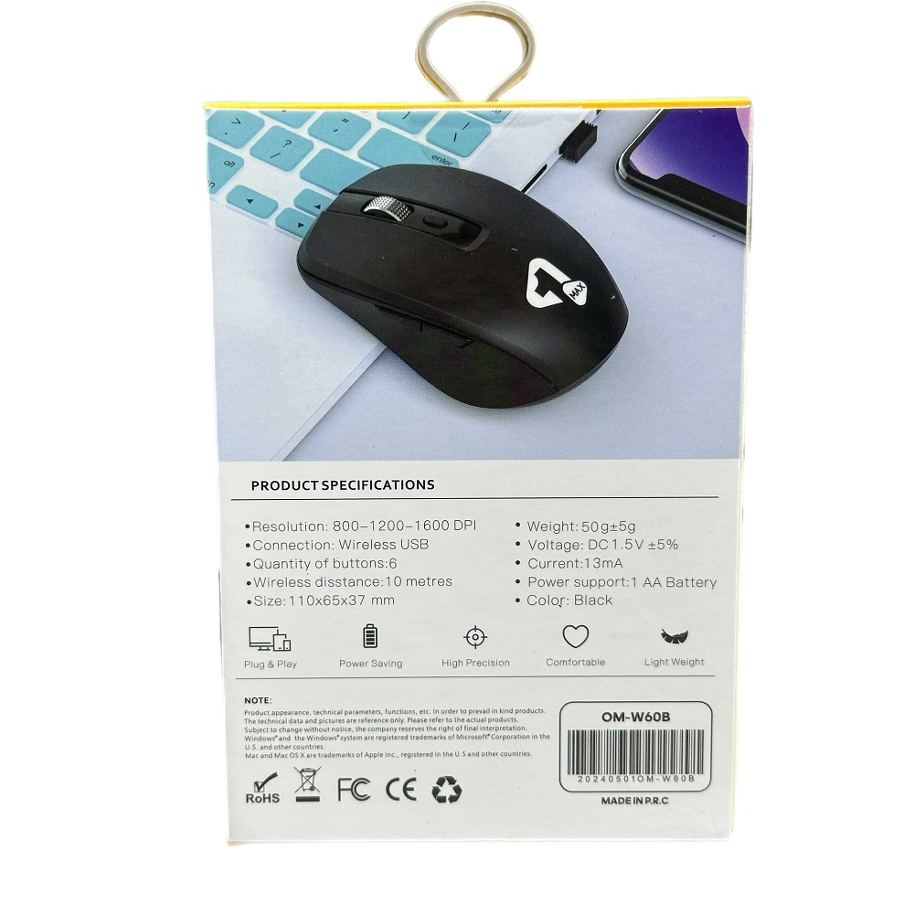 ماوس بی سیم وان مکس مدل OM-W60