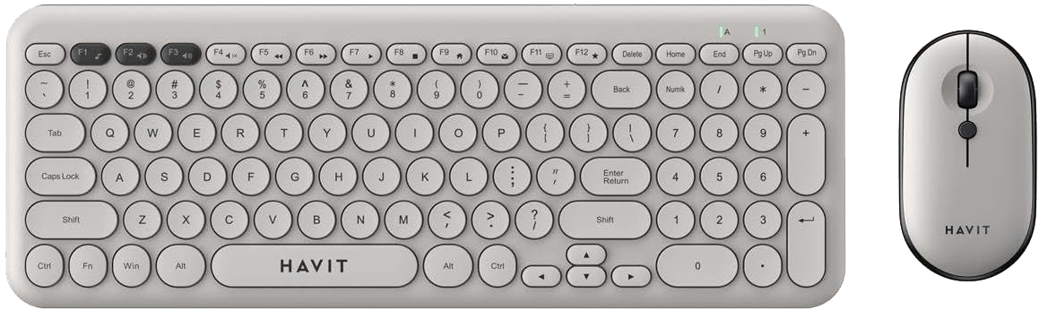 254GCM (1) کیبرد وایرلس + موس مدل KB254GCM - تصویر 1