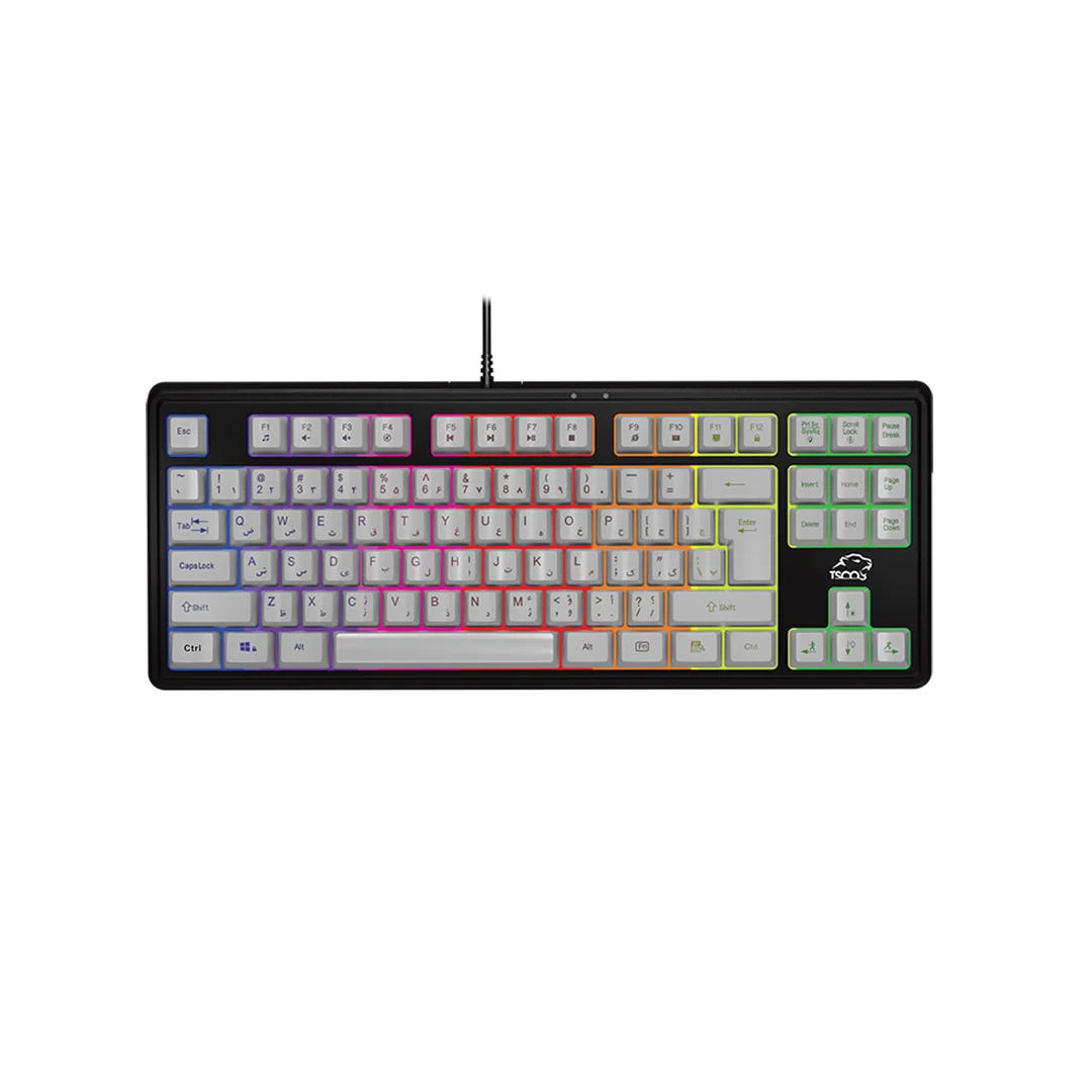 TM753GA4.png کیبورد گیمینگ تسکو گیم مدل GK 8312 (W) - تصویر 1